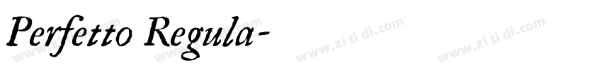 Perfetto Regula字体转换